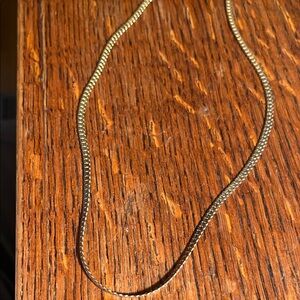 Sleek Gold-Tone Chain Necklace